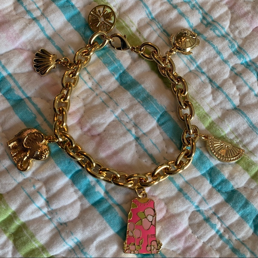 NWT - Authentic Lilly Pulitzer Charm Bracelet